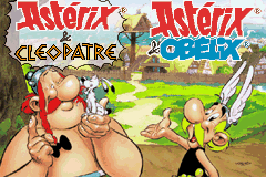 Asterix & Obelix Paf Them All title screen for GameBoy Advance